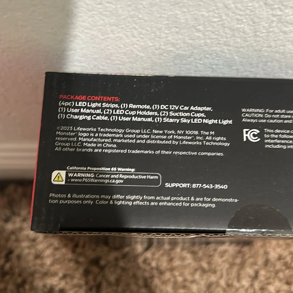 NIB Ambient Light Set for Car - Picture 3 of 3